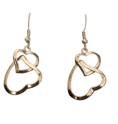 Heart Sterling silver earrings