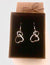 Heart Sterling silver earrings