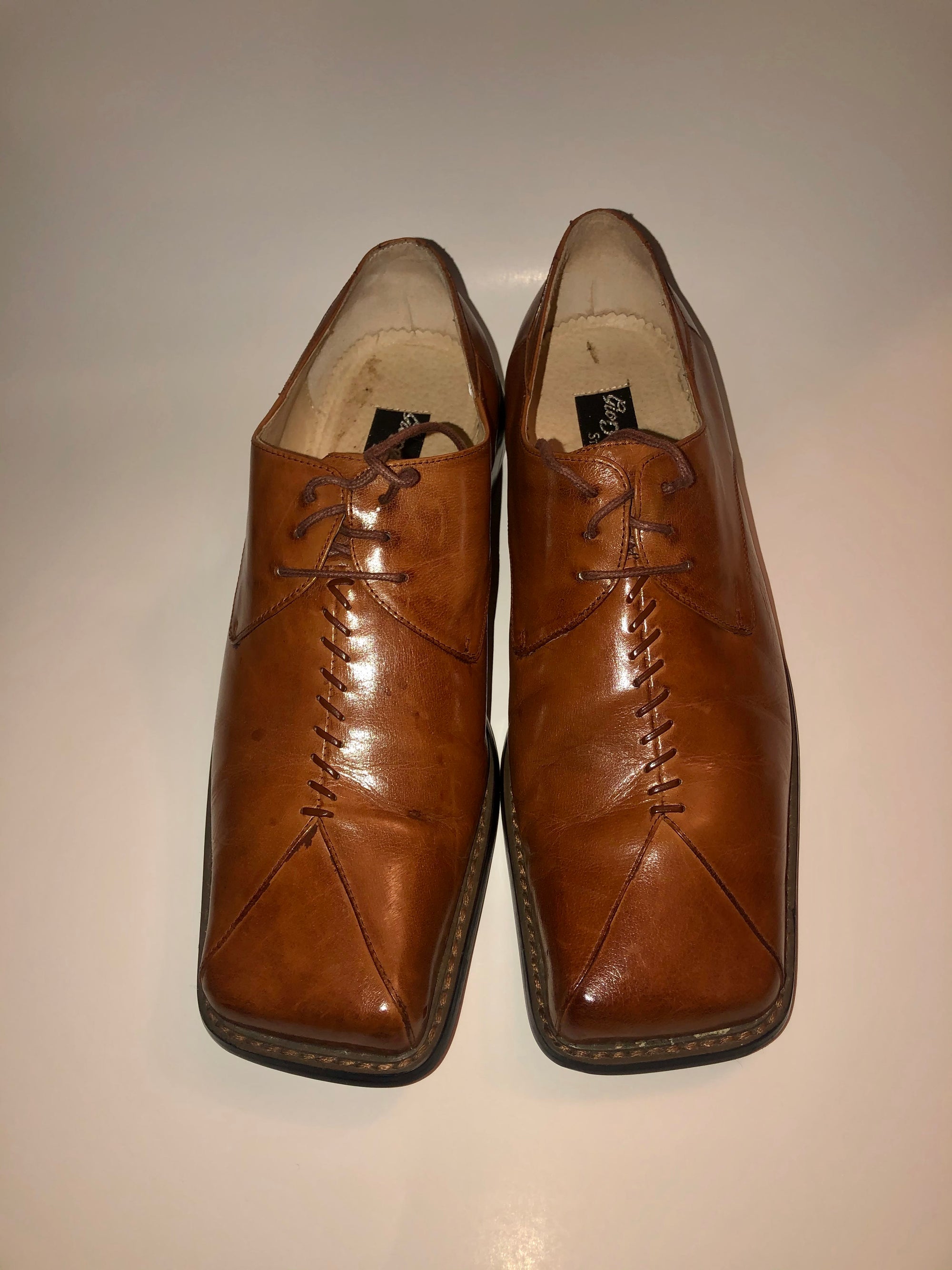 Giorgio V Men's Brown Genuine leather Shoes Size 13 (Pre-owed)