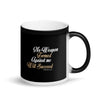 No Weapon Matte Black Magic Mug