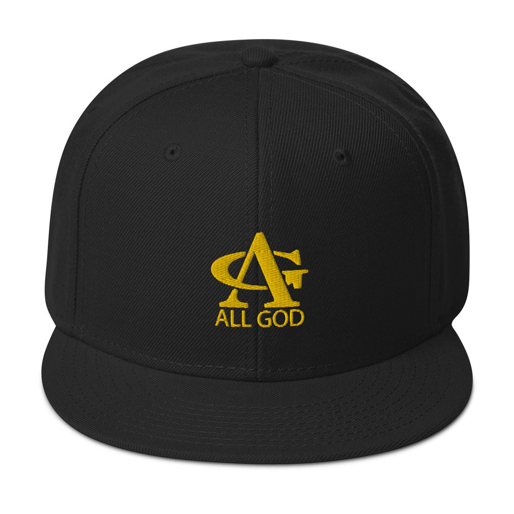 AG Embroidered Snapback Hat