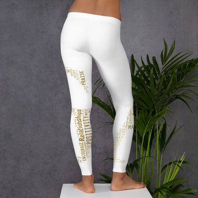 All God Gold Design Leggings