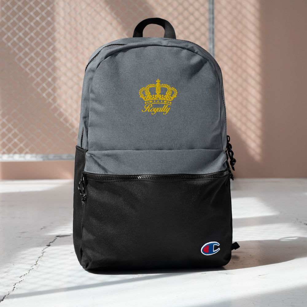 Royalty King Embroidered Champion Backpack